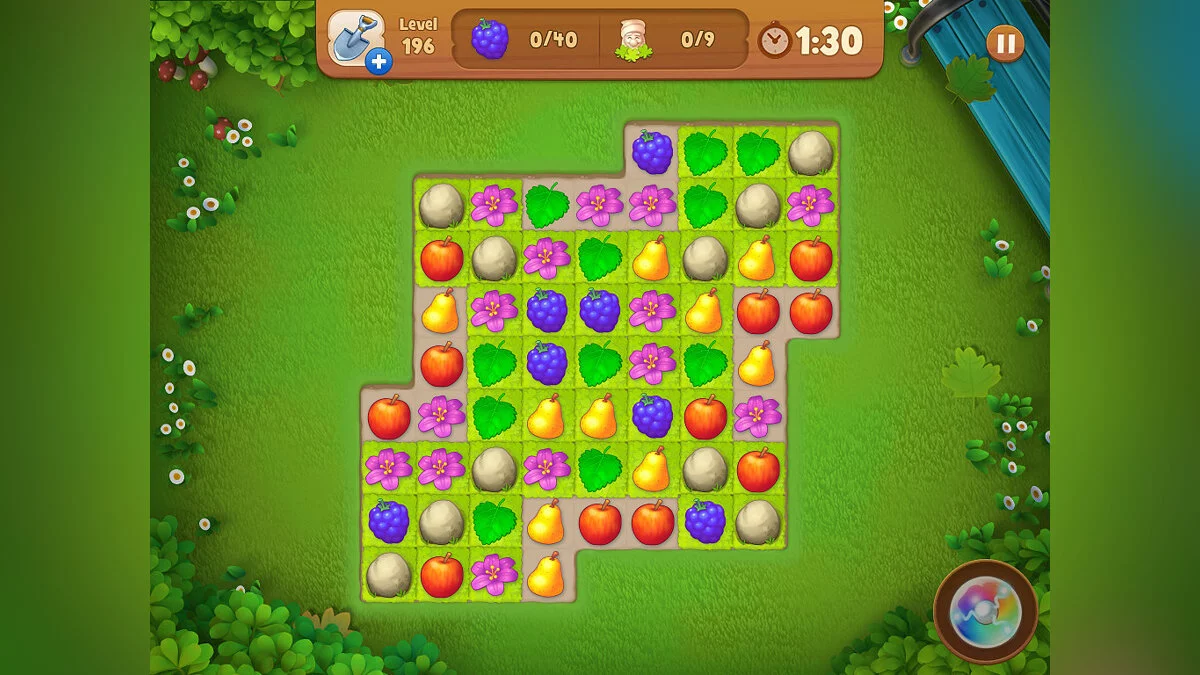 Скриншоты из Gardenscapes