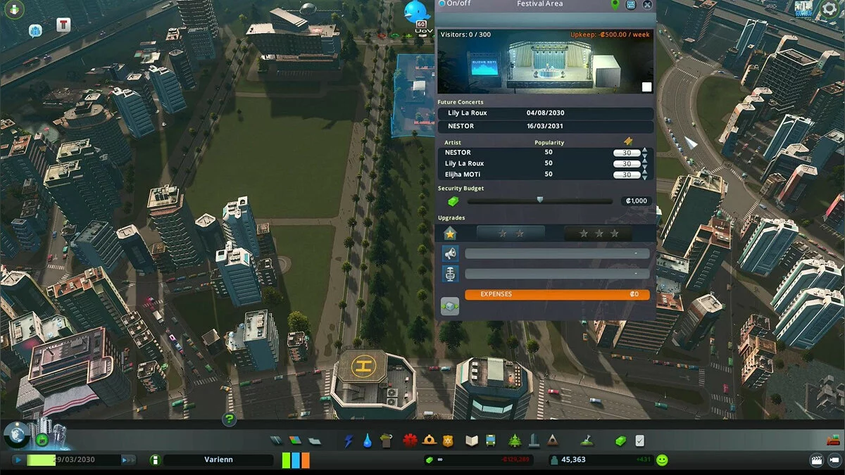 Скриншоты из Cities: Skylines - Concerts