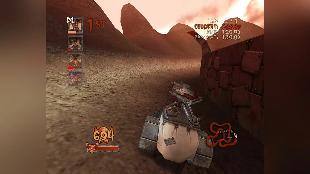 Скриншоты из Earache: Extreme Metal Racing