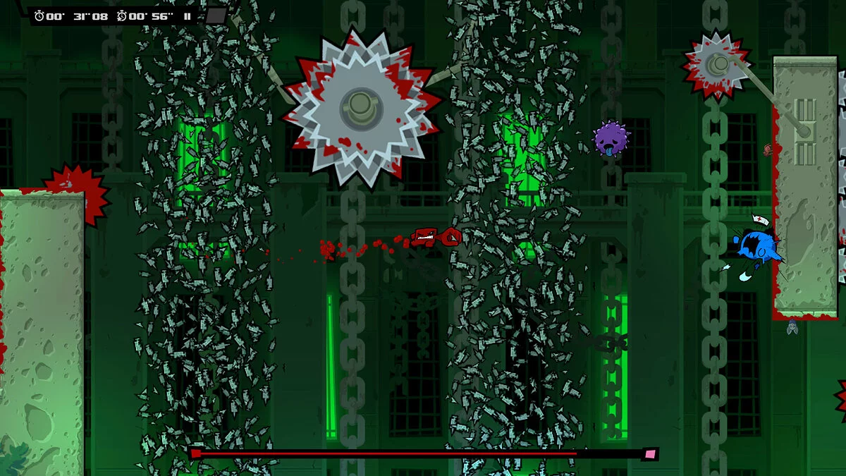 Скриншоты из Super Meat Boy Forever