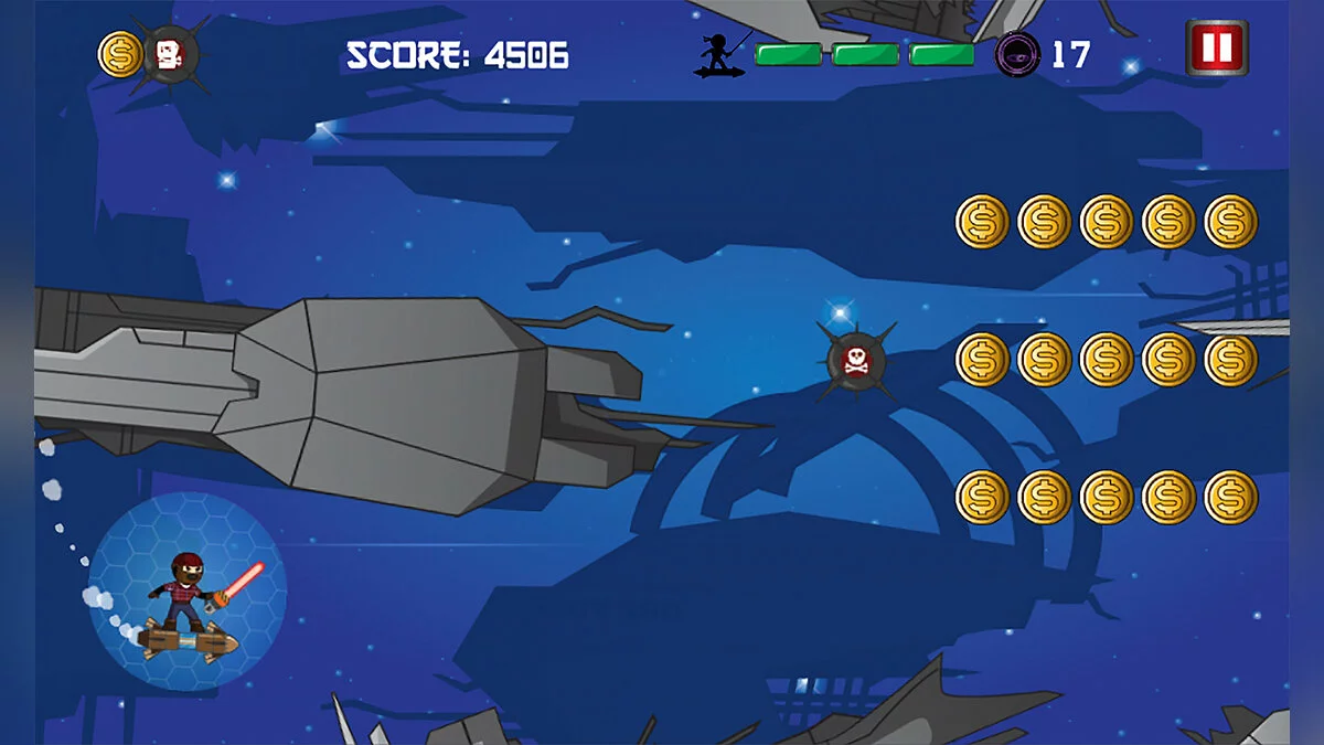 Скриншоты из Ninja Surfer