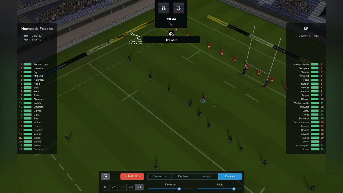 Скриншоты из Pro Rugby Manager 2015