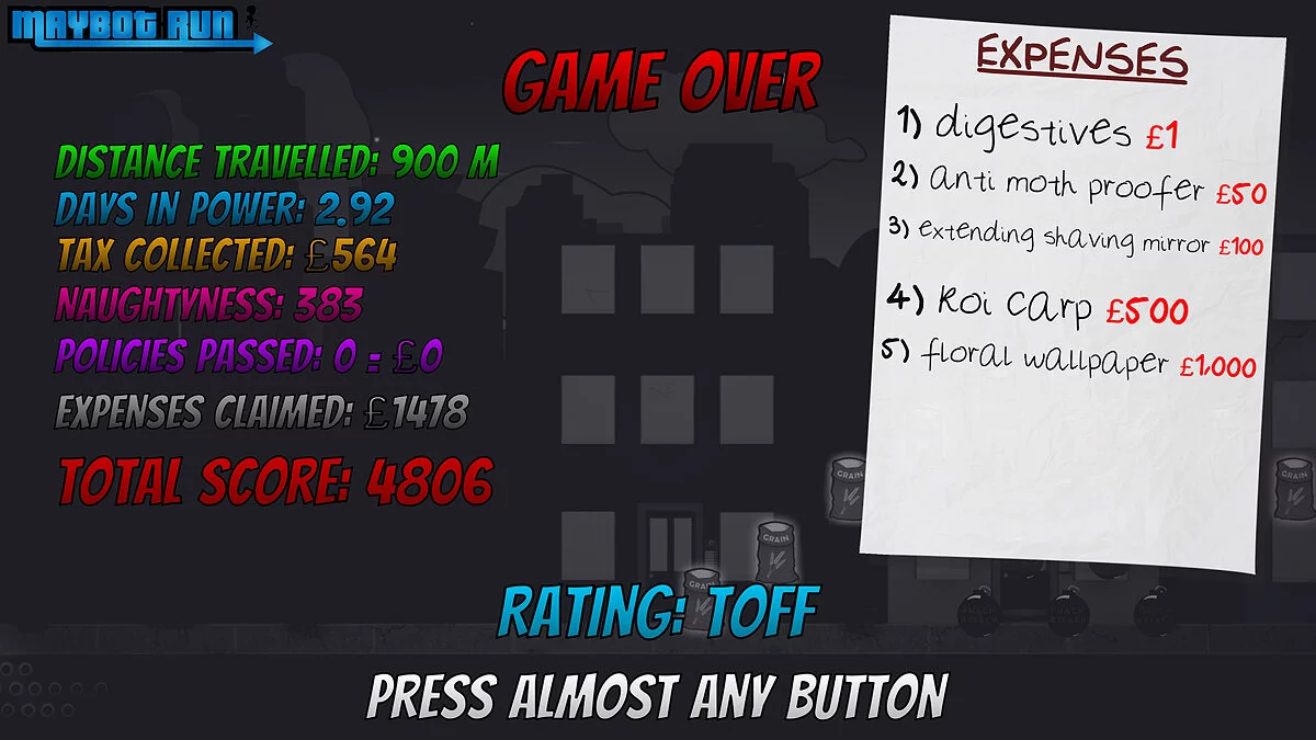 Скриншоты из Maybot Run