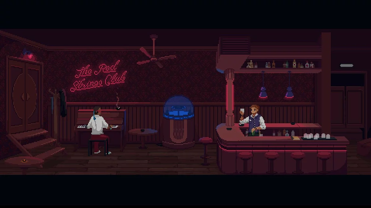 Скриншоты из The Red Strings Club