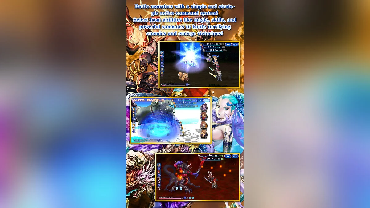 Скриншоты из Final Fantasy Dimensions 2