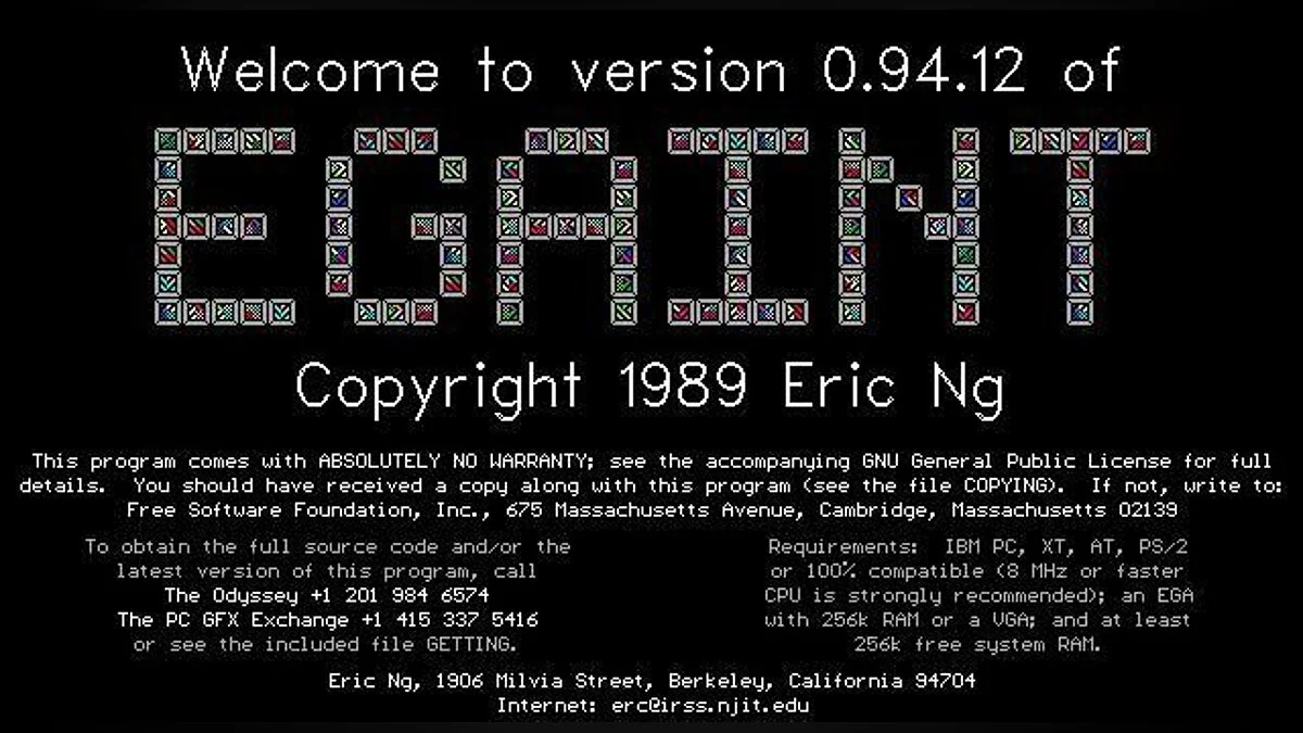 Скриншоты из Egaint