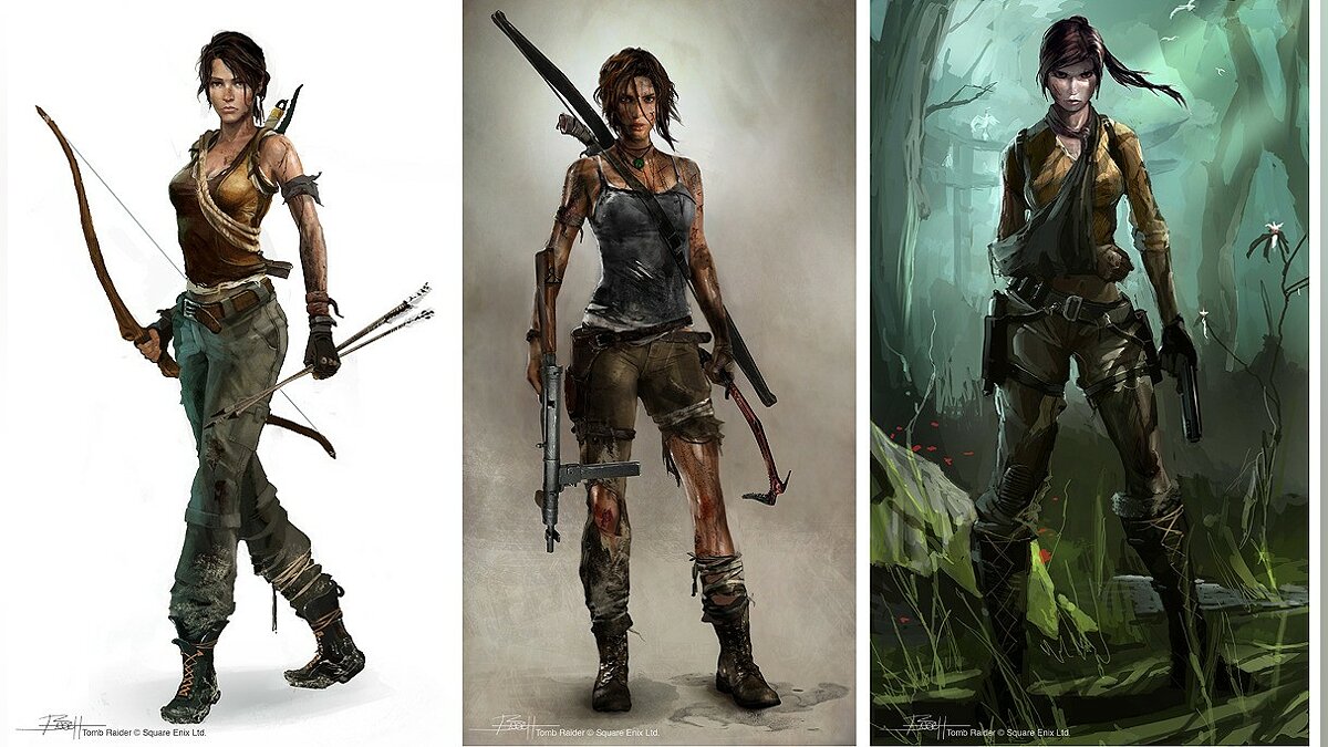 Концепт арты Tomb Raider 2013