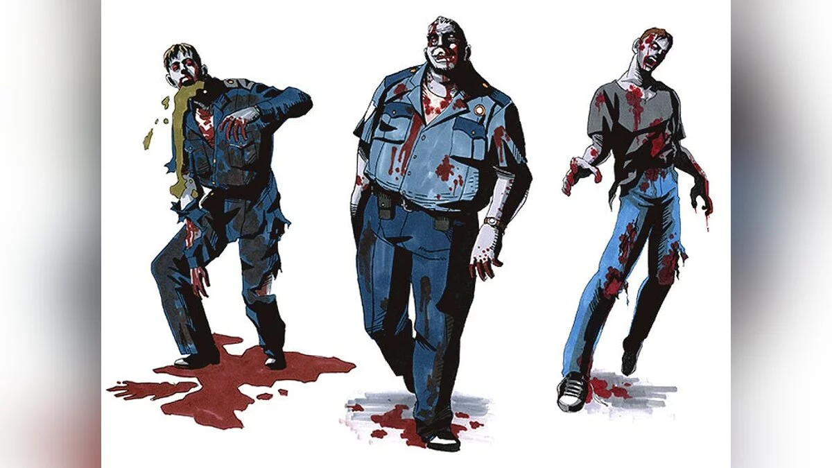 Арт из Resident Evil 2 (1998) / Картинка 39