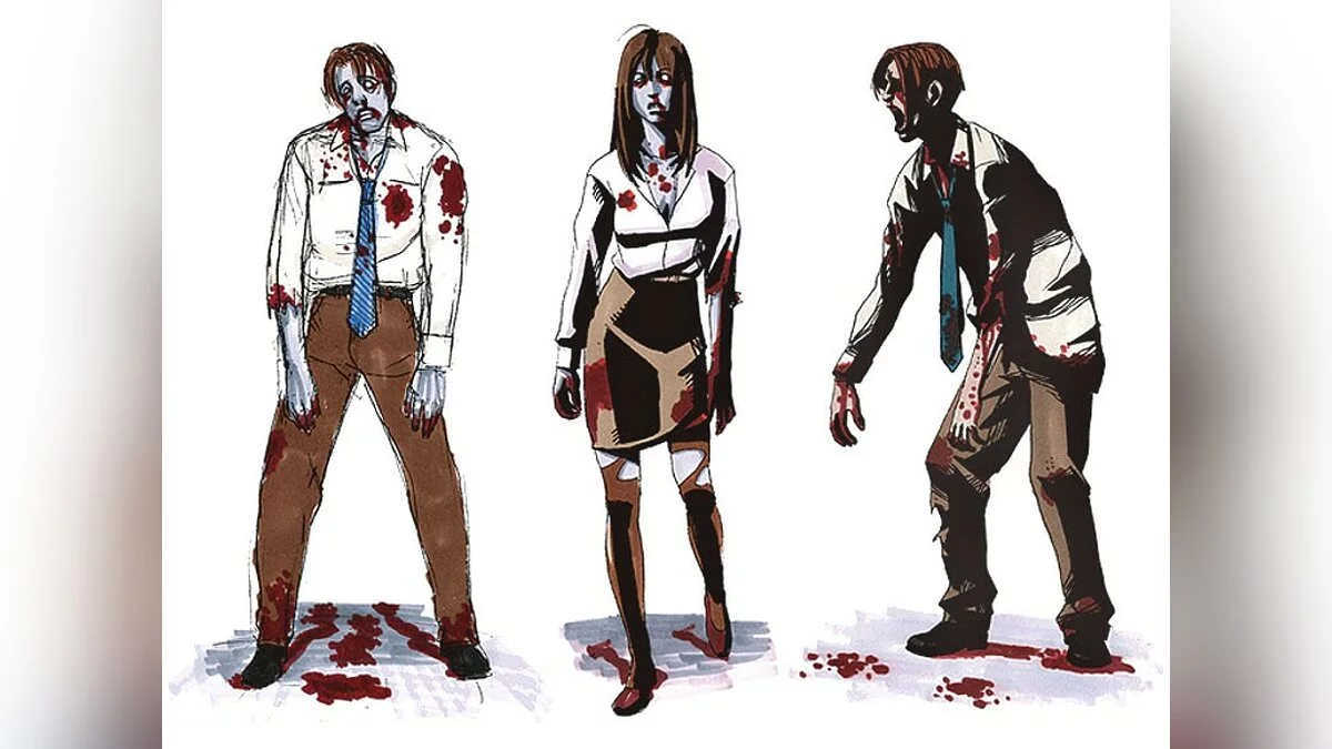 Арт из Resident Evil 2 (1998)