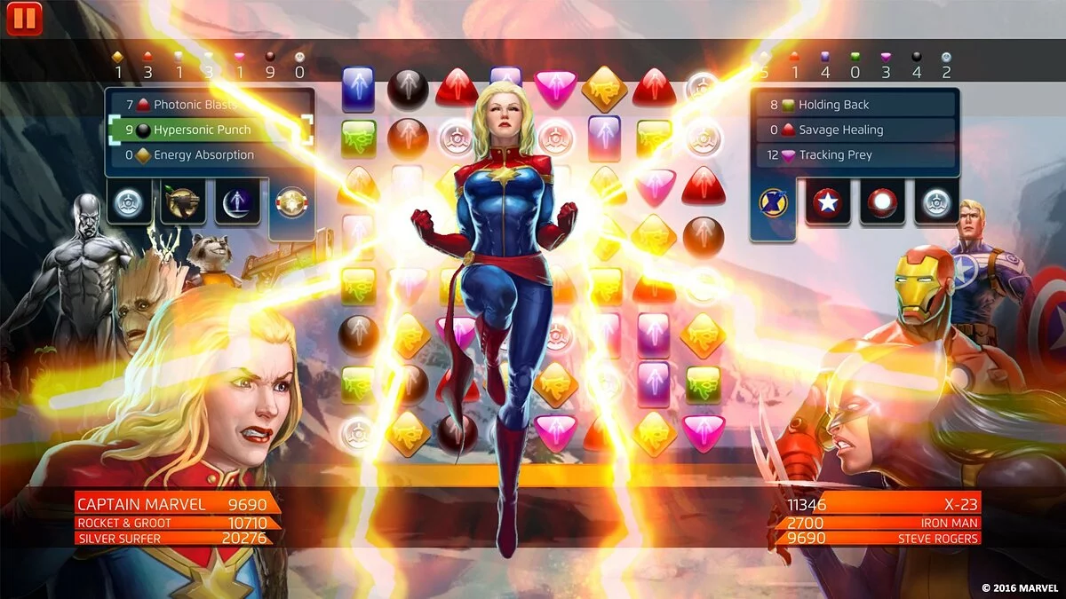 Арт из Marvel Puzzle Quest: Dark Reign