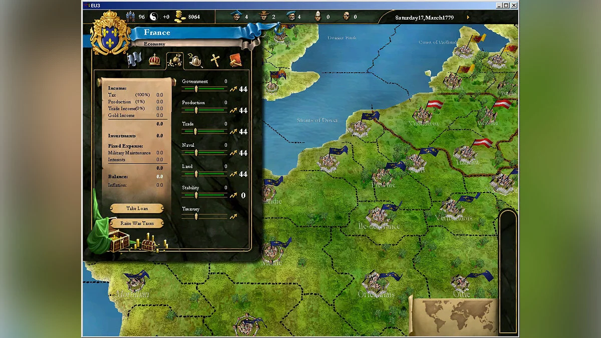 Скриншоты из Europa Universalis 3