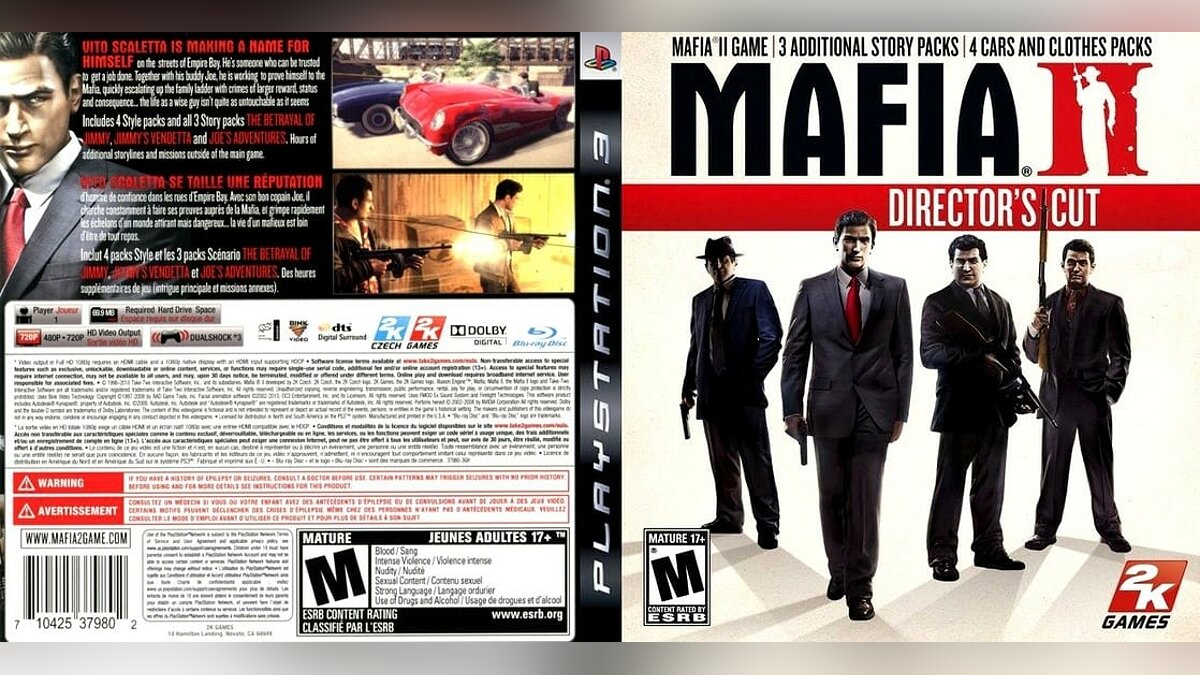 Director's. Мафия 2 Director's Cut. Mafia 2 DVD Covers PC.