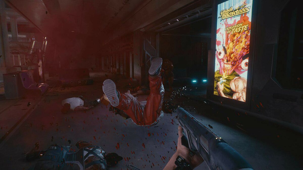 В сеть попали скриншоты геймплея Cyberpunk 2077 — кибер-бокс, дробовик и  кровь