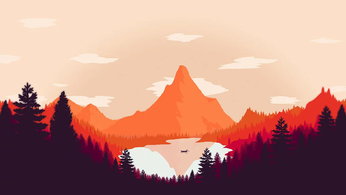 Арт из Firewatch