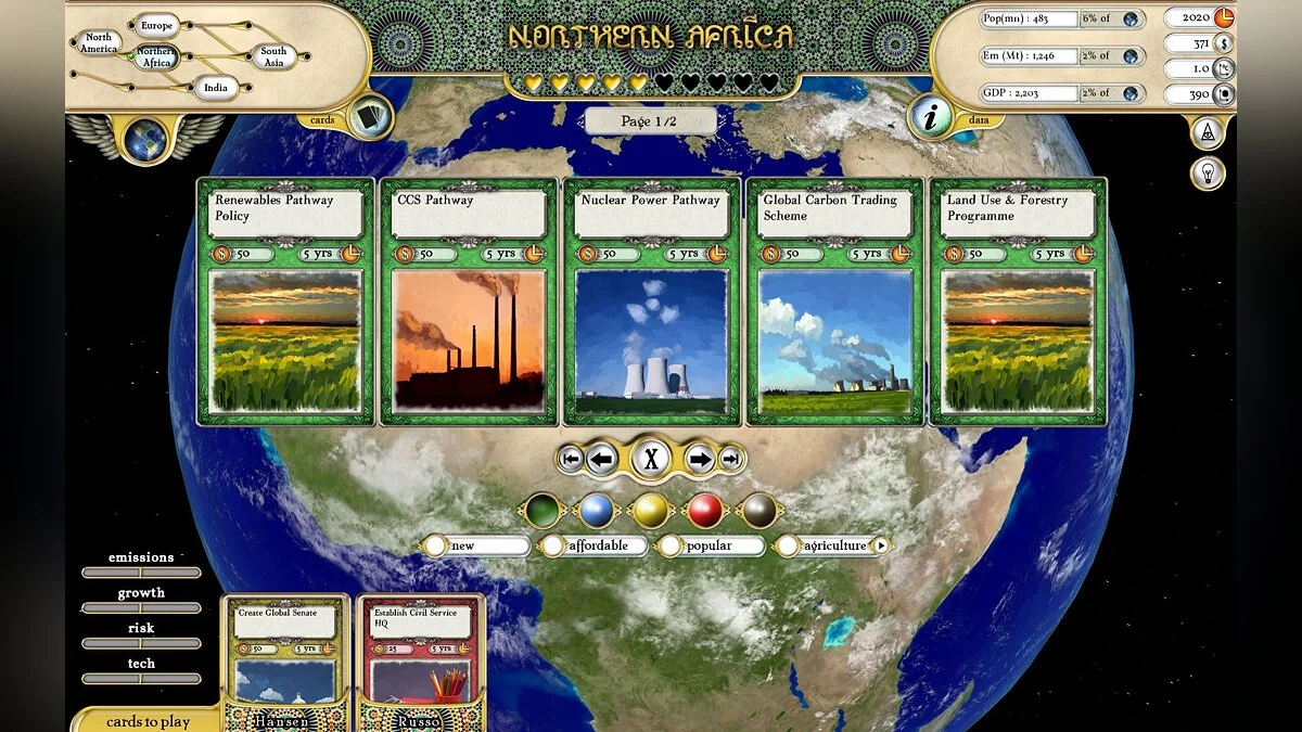 Скриншоты из Fate of the World