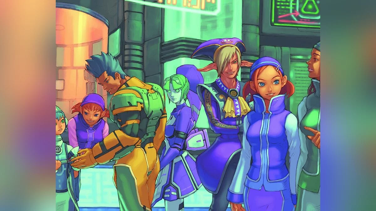 Арт из Phantasy Star Online