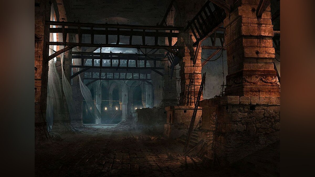 Заброшенное подземелье замка