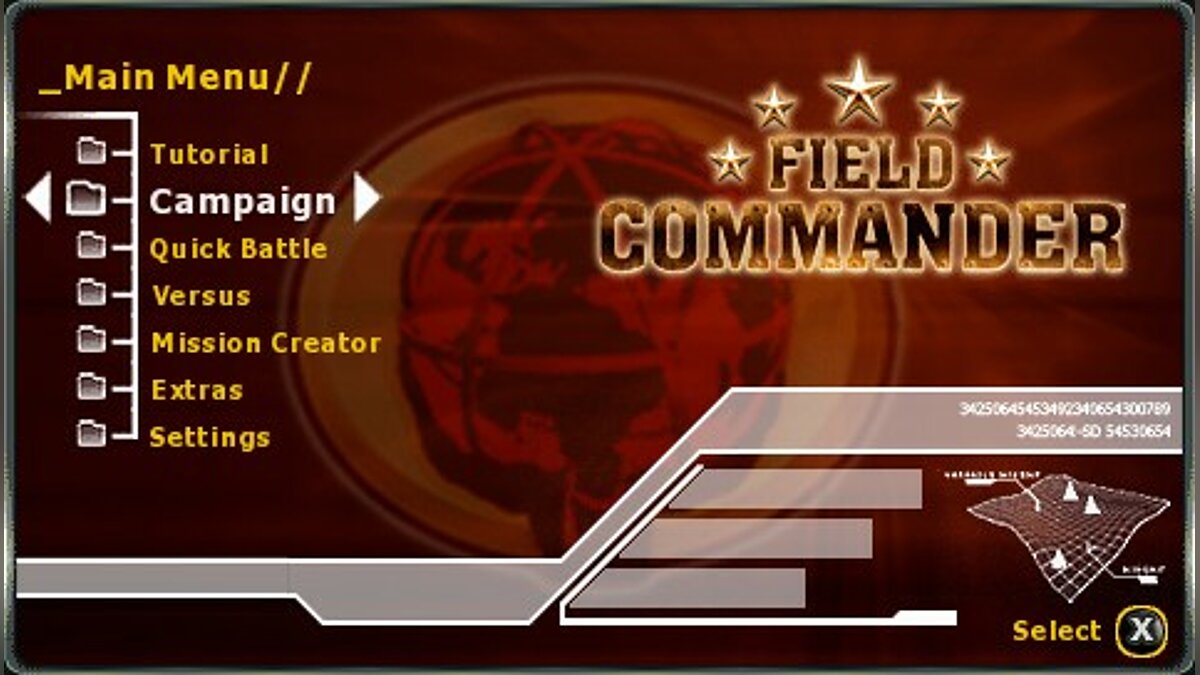 Field command. Field Commander (PSP). Field Commander. Field PSP.