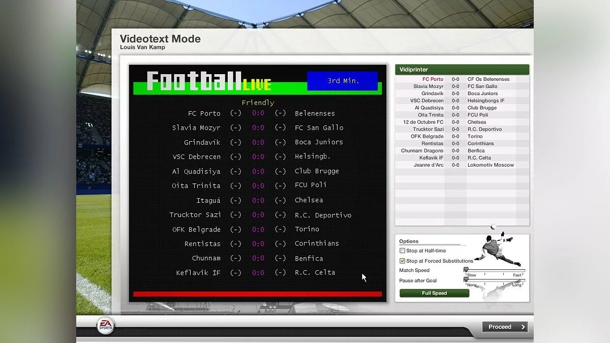 Скриншоты из FIFA Manager 07