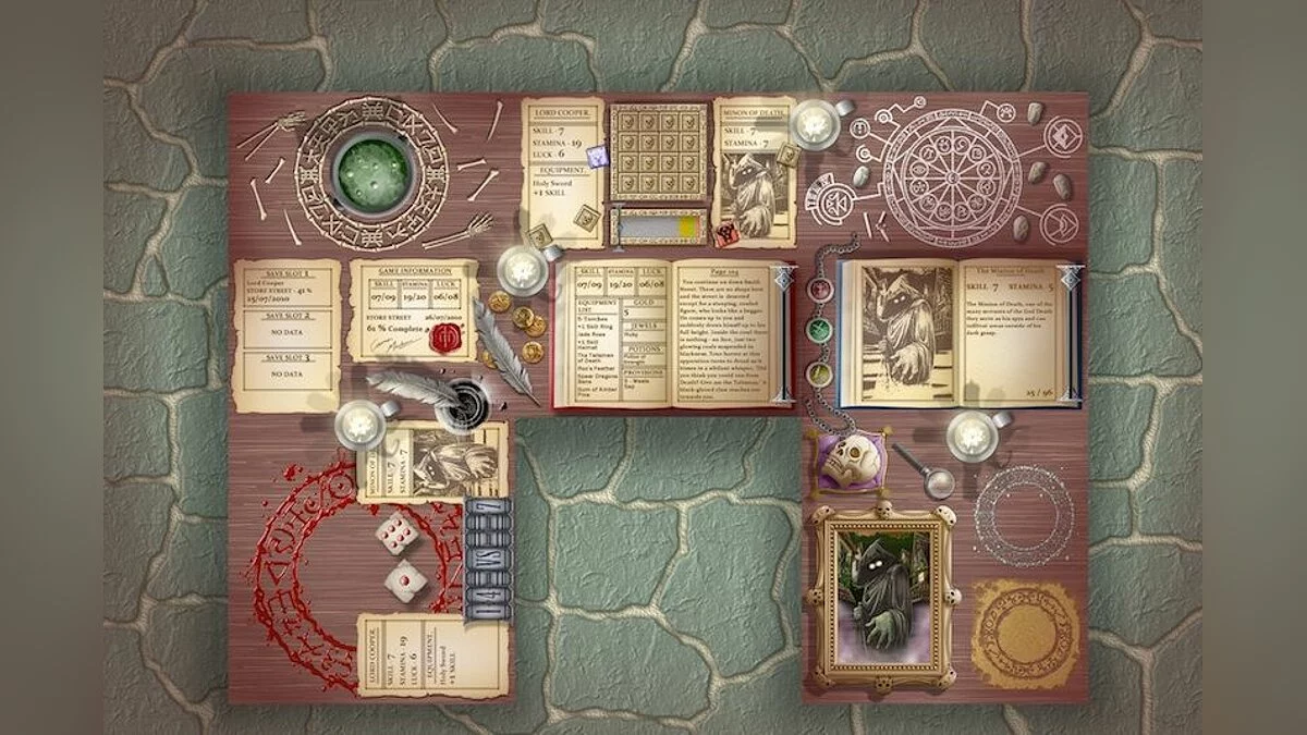 Скриншоты из Fighting Fantasy: Talisman of Death