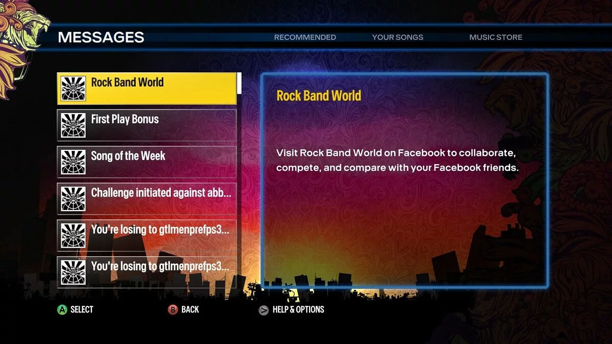 Скриншоты из Rock Band Blitz