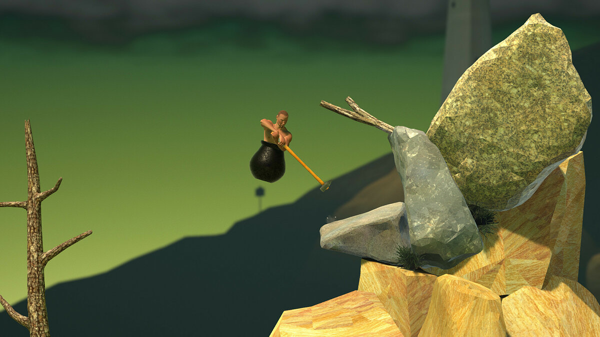 Getting Over It with Bennett Foddy - что это за игра, трейлер, системные  требования, отзывы и оценки, цены и скидки, гайды и прохождение, похожие  игры