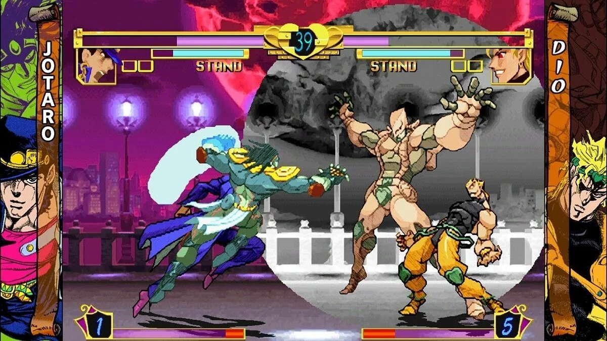 Скриншоты из JoJo's Bizarre Adventure HD