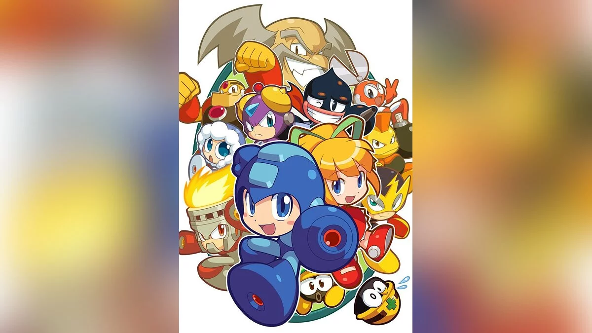 Арт из Mega Man Powered Up
