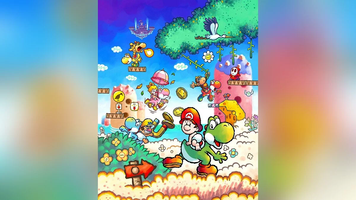 Арт из Yoshi's Island DS