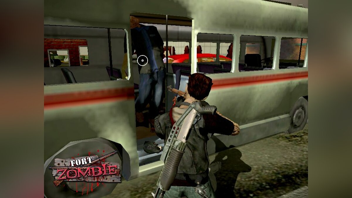 Игра зомби 2010. Fort Zombie screenshot.