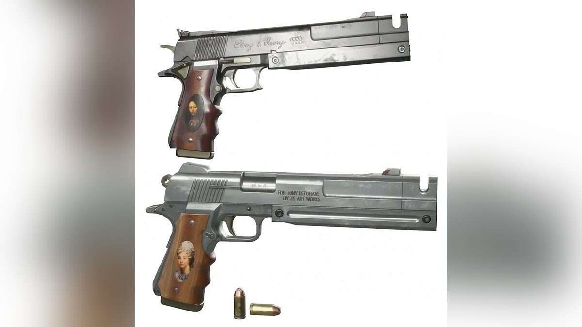 Пистолеты Данте эбони и айвори