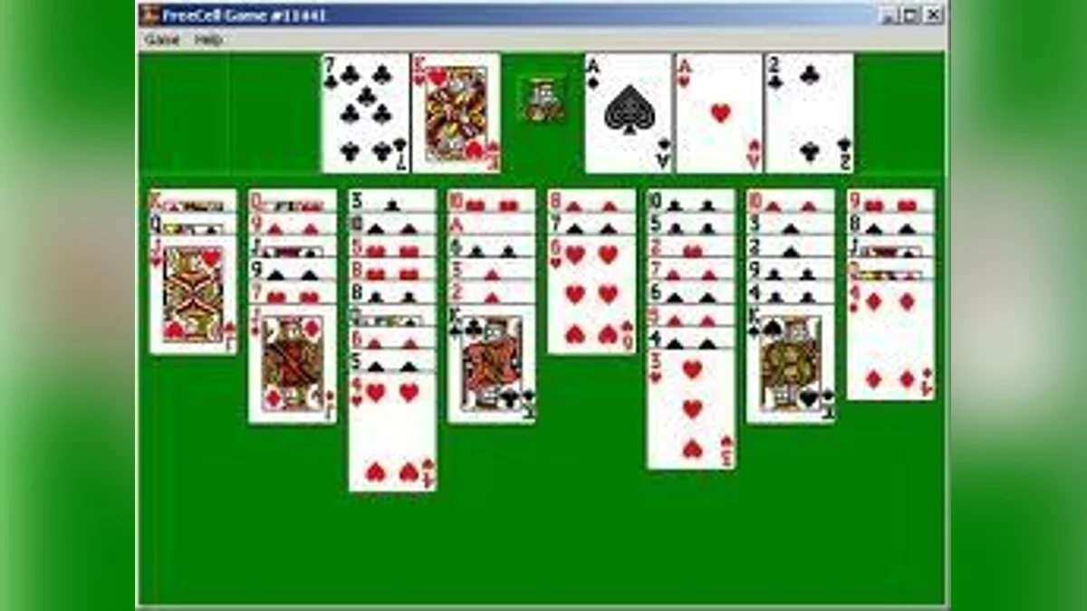 Скриншоты из FreeCell