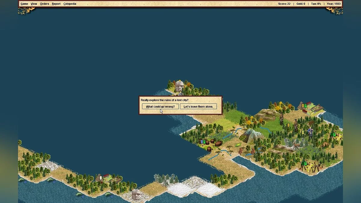 Скриншоты из FreeCol