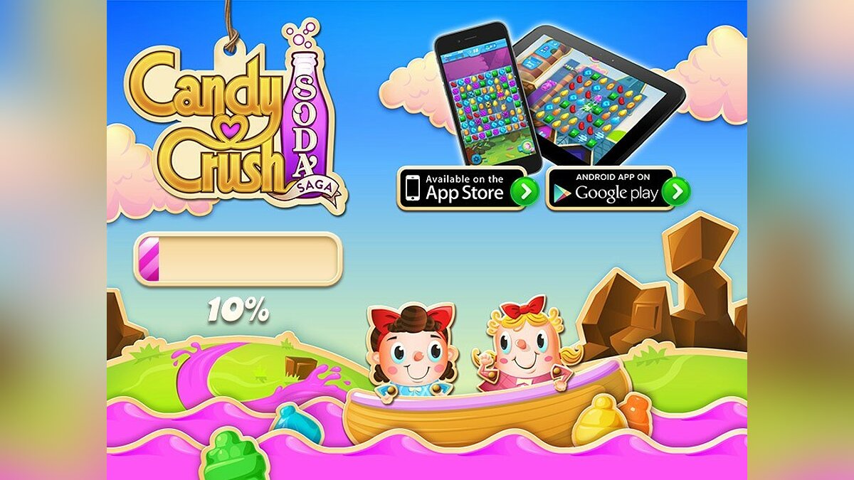 Скриншоты Candy Crush Soda Saga - всего 57 картинок из игры