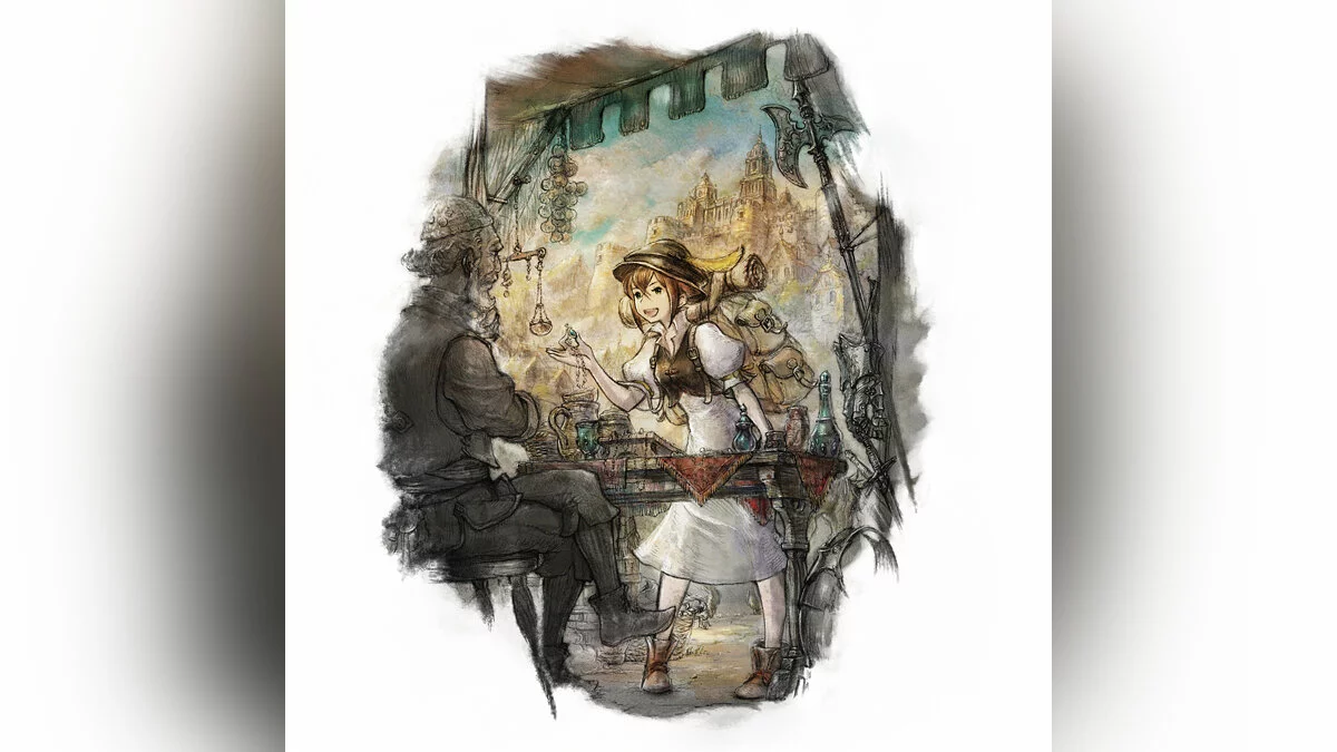 Арт из Octopath Traveler / Картинка 2