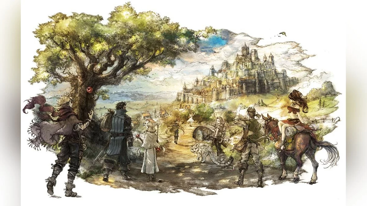 Арт из Octopath Traveler / Картинка 5