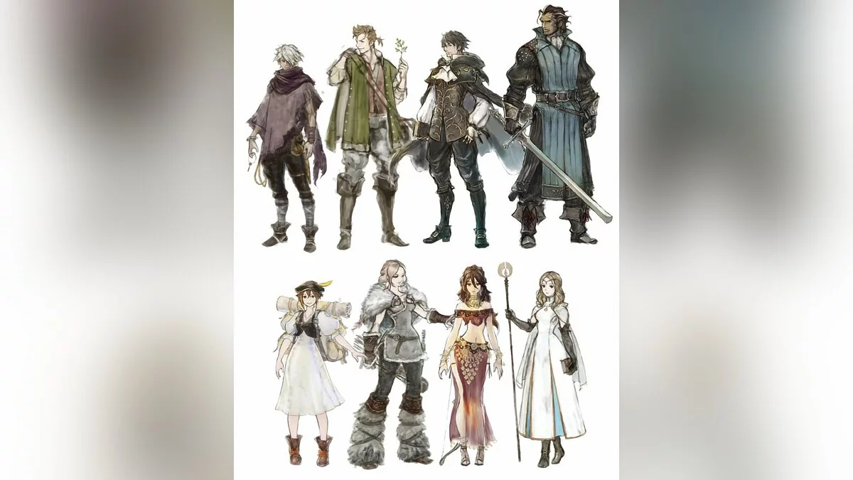 Арт из Octopath Traveler / Картинка 6