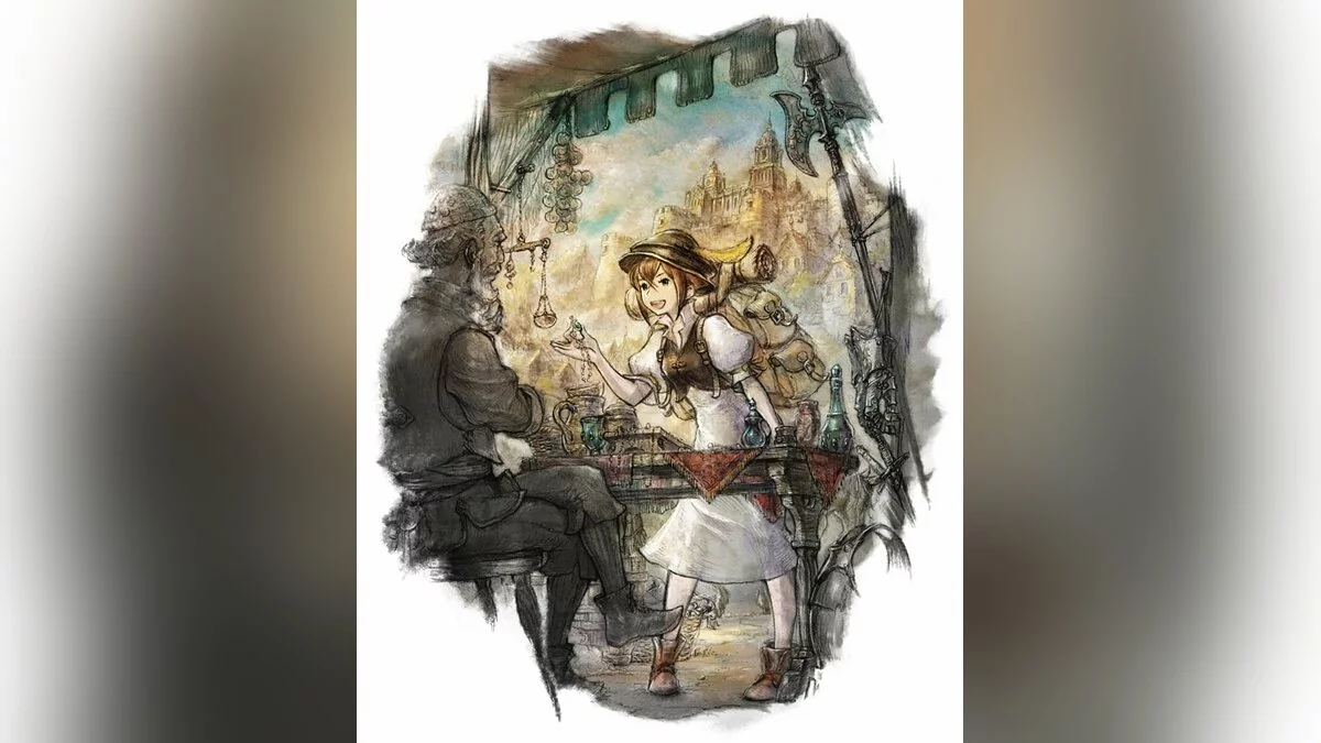 Арт из Octopath Traveler / Картинка 13