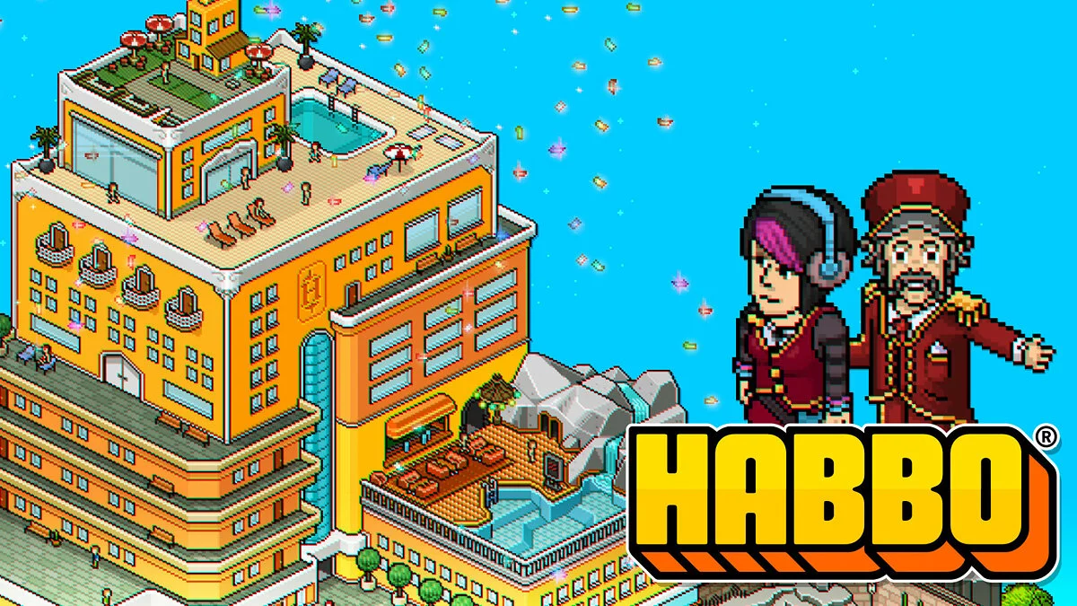 Скриншоты из Habbo Hote