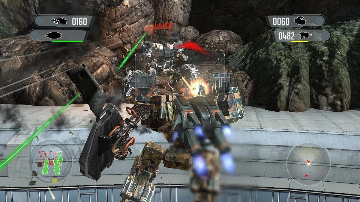Скриншоты из Front Mission Evolved