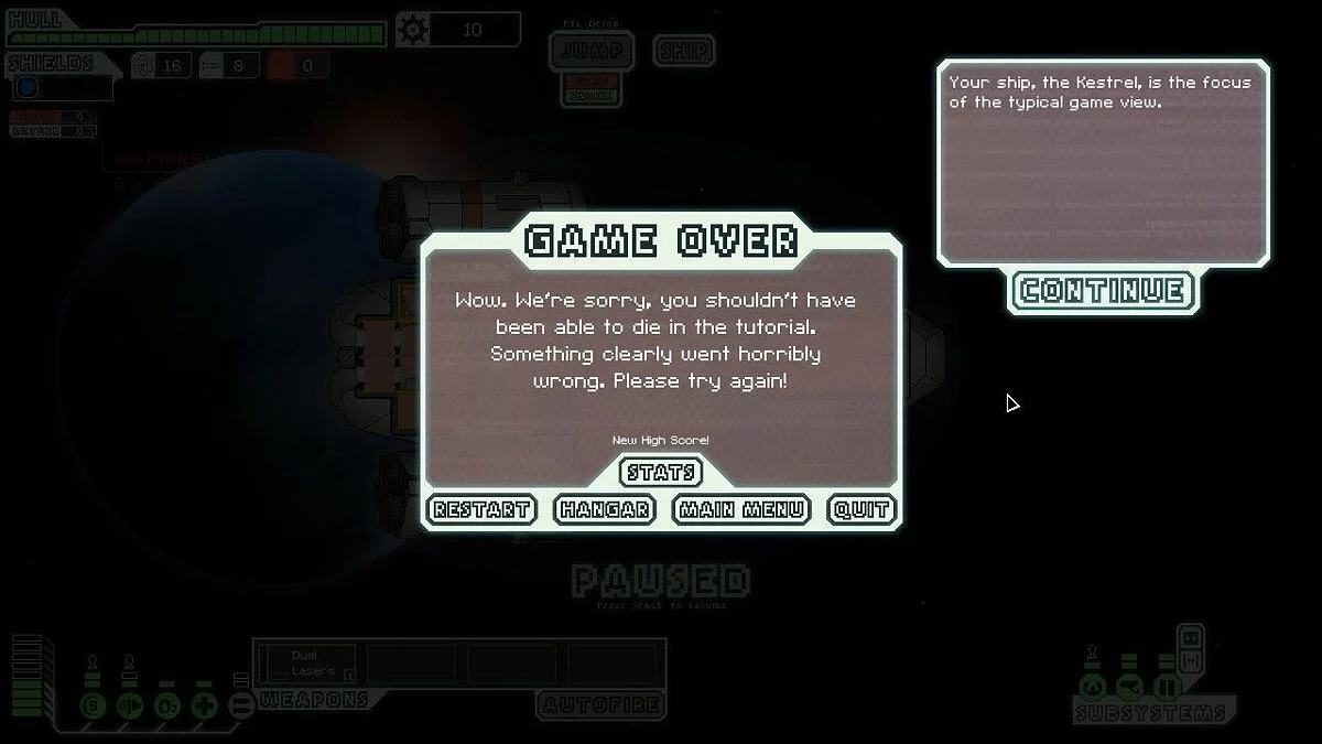 Скриншоты из FTL