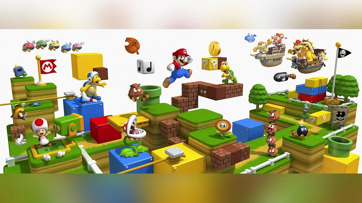 Арт из Super Mario 3D Land