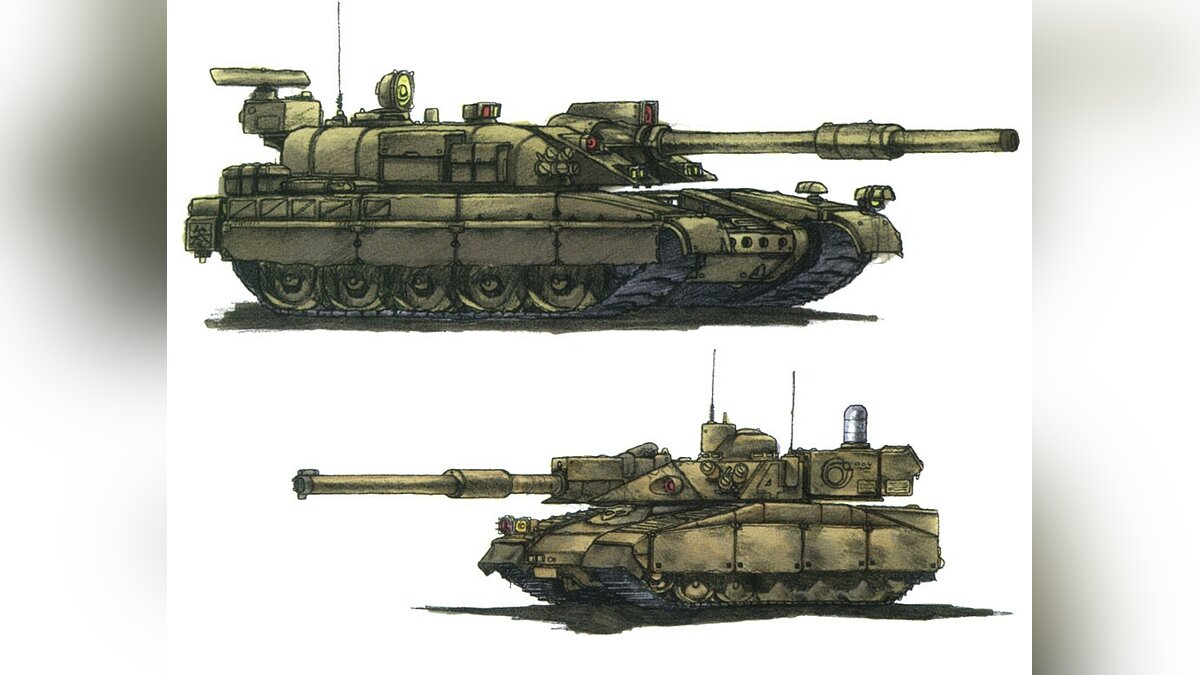 Танки три человека. Front Mission 3. Front Mission 3 Concept Art. Противопехотный танк концепт. Концепт арты фронт Мишен.