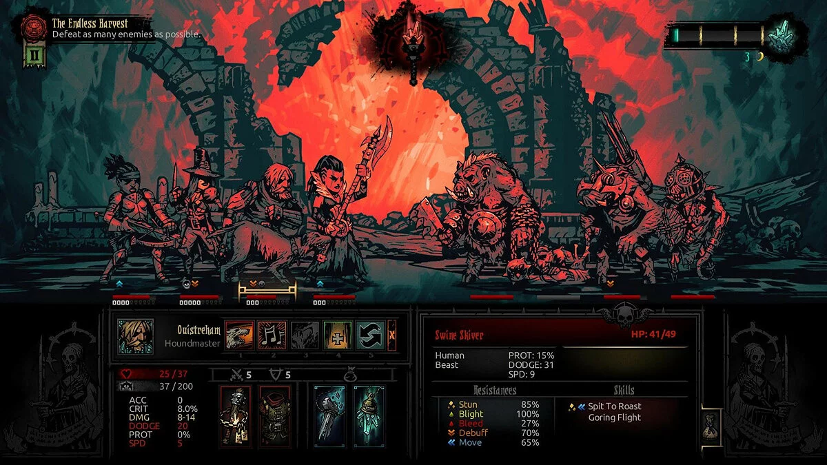 Скриншоты из Darkest Dungeon: The Color of Madness