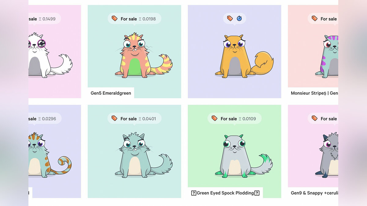 CryptoKitties - что это за игра, трейлер, системные требования, отзывы и  оценки, цены и скидки, гайды и прохождение, похожие игры