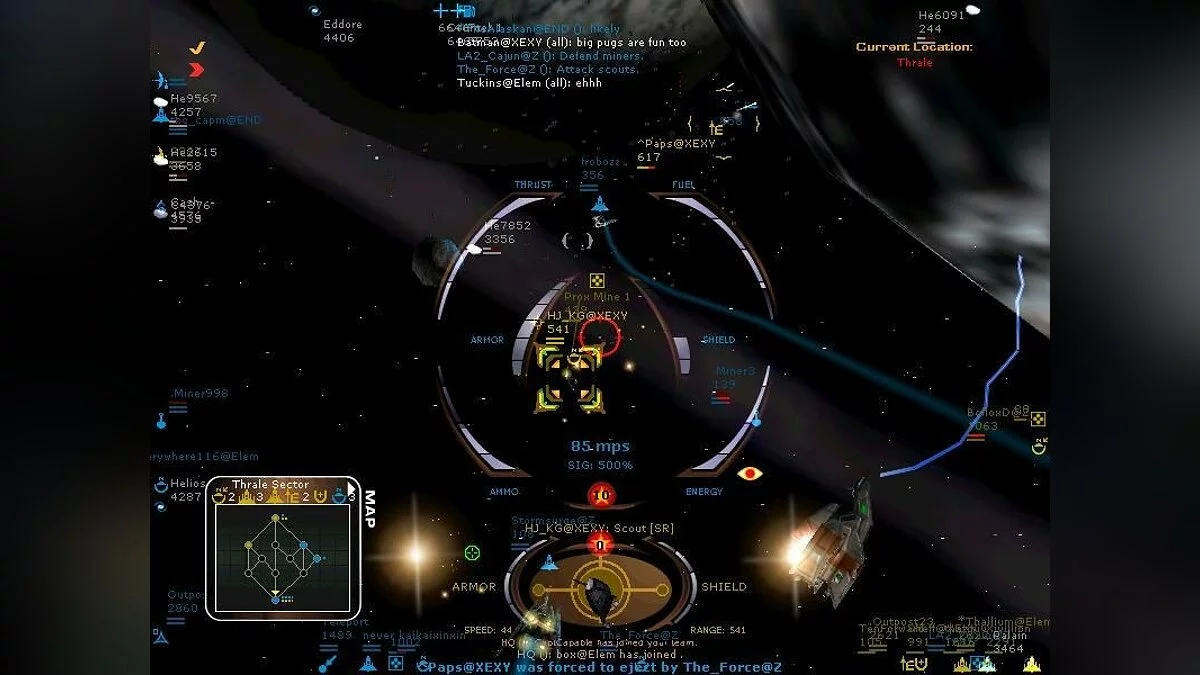 Скриншоты из Allegiance