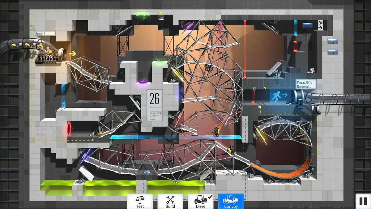 Bridge Constructor Portal - что это за игра, трейлер, системные требования,  отзывы и оценки, цены и скидки, гайды и прохождение, похожие игры