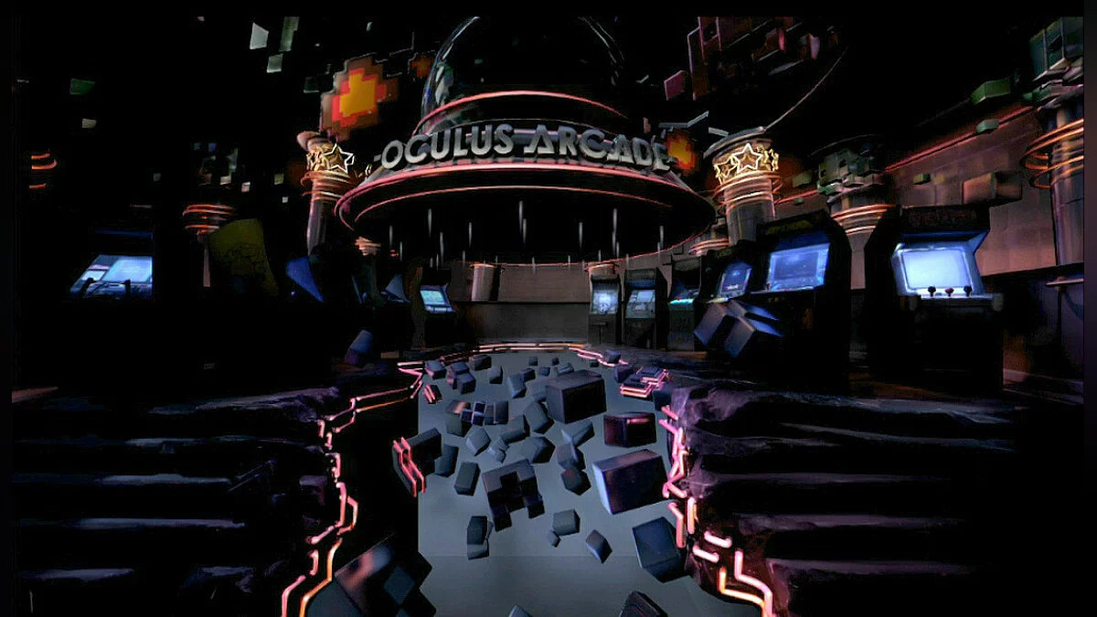 Скриншоты из Oculus Arcade