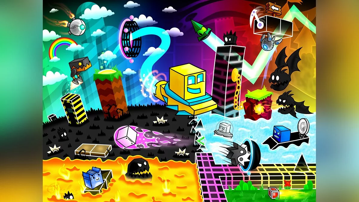 Арт из Geometry Dash