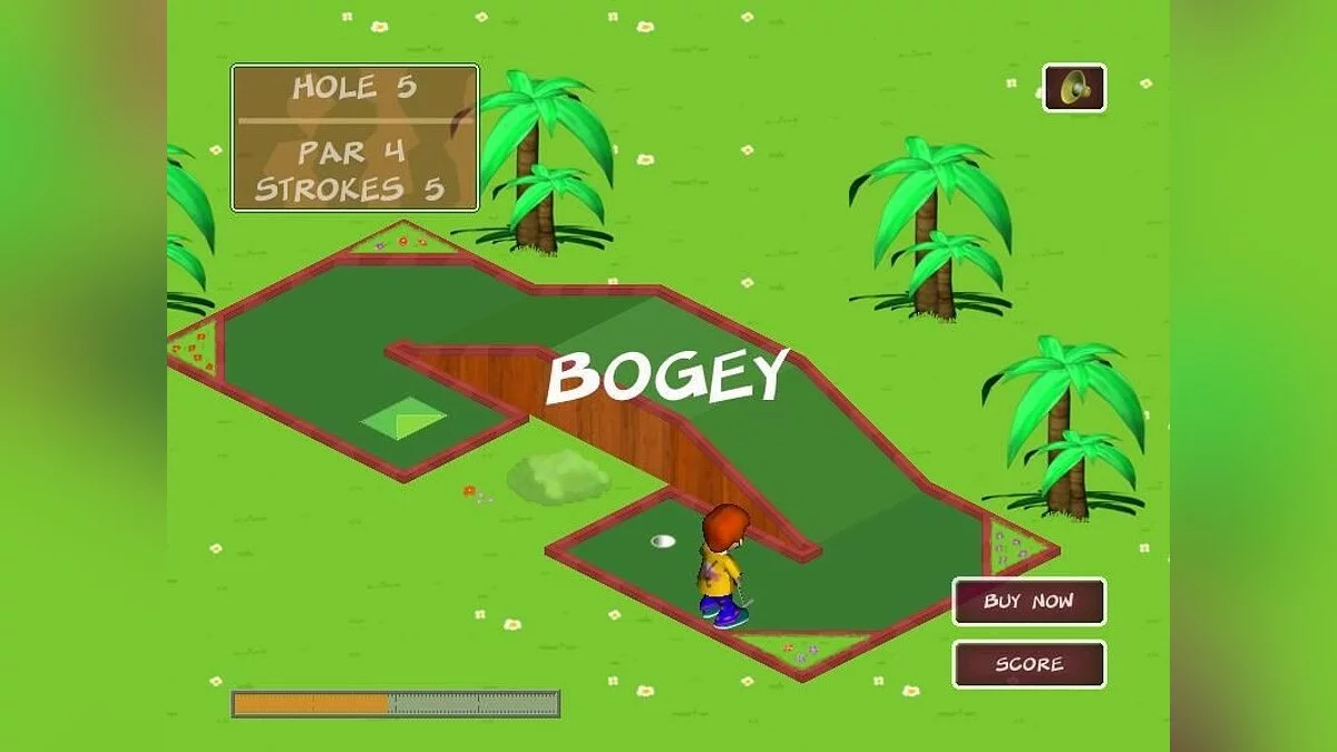 Скриншоты из Garden Golf